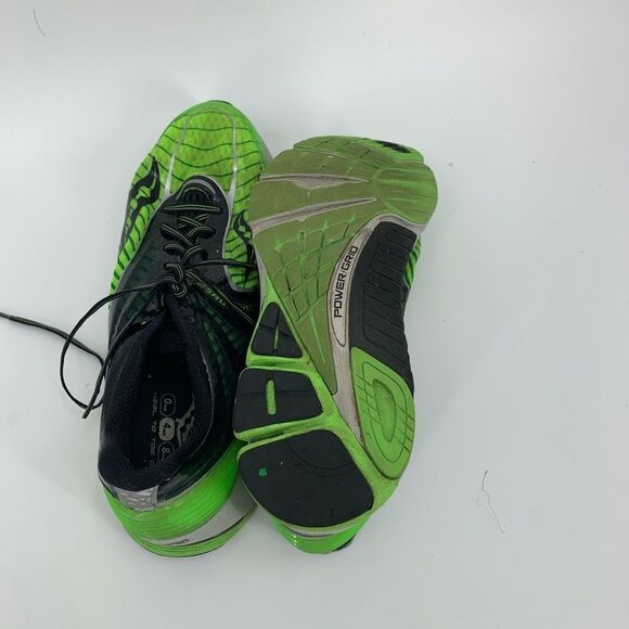 SAUCONY Cortana 3 black/green power grid sneakers - Picture 5 of 8